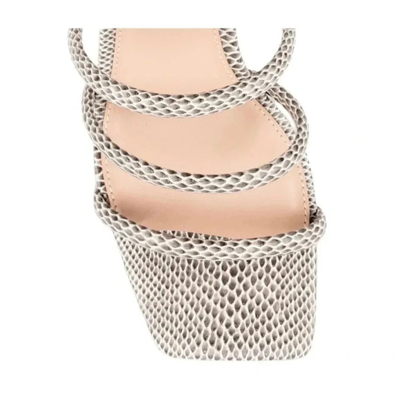 BCBGENERATION | Falla Faux Leather Strappy Slide Sandals Size 10 - Picture 5 of 7